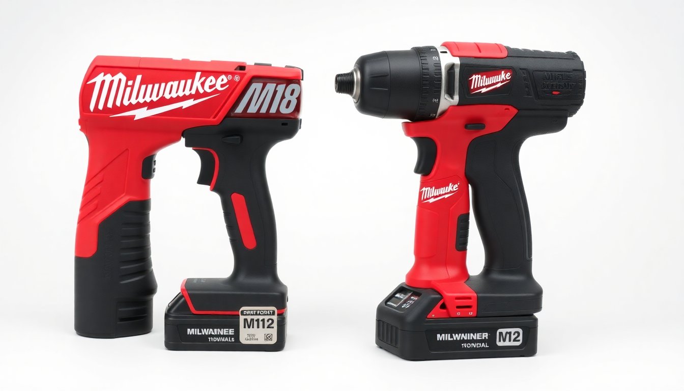 Milwaukee M18 vs M12